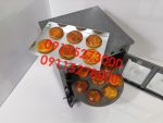 تنورکوره ای مشکی 4 سینی + چدن 38 (کد400)