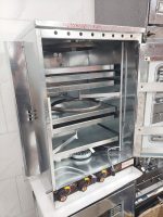 تنور استیل 6سینی