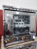 تنورگازی تمام استیل 2سینی دارای تایمر + 1چدن 38 (کد698)