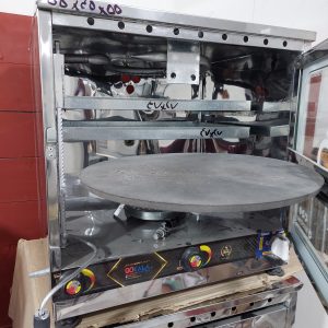 تنورگازی 2سینی تمام استیل+ تکچدن 38 (کد701)