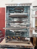 تنورگازی استیل 6سینی دوطبقه خونگی + 2چدن 38 (کد711)