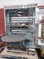 تنورگازی استیل 6سینی +جوجه گردان (کد محصول714)
