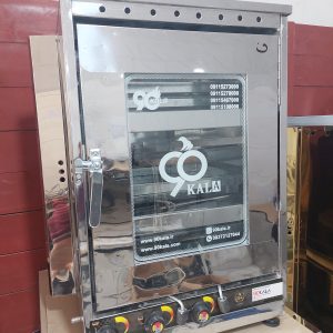 تنورگازی 4سینی تایمر دار استیل + دوچدن 38 (کد735)