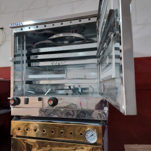 تنورگازی خانگی استیل دوسینی+تکچدن38 (کد محصول742) 