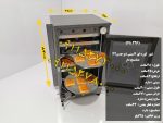 تنورگازی کوره ای 4سینی دماسنج دار تنورگازی کوره ای خانگی کد802 دارای 3شعله ، 4 طبقه سینی شیرینی پزی و دوطبقه چدن 32 پخت نان میباشد.