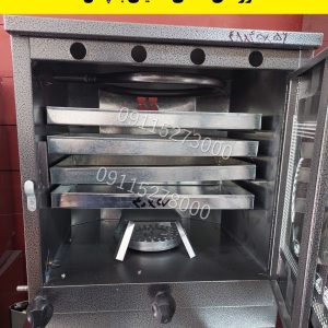 تنورگازی کوره ای مشکی چهارسینی